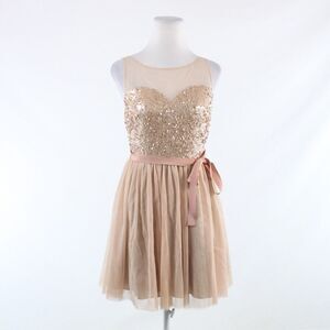 June & Ivy orange A-line dress S